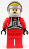 LEGO sw032a Rebel Pilot B-wing (Light Flesh)
